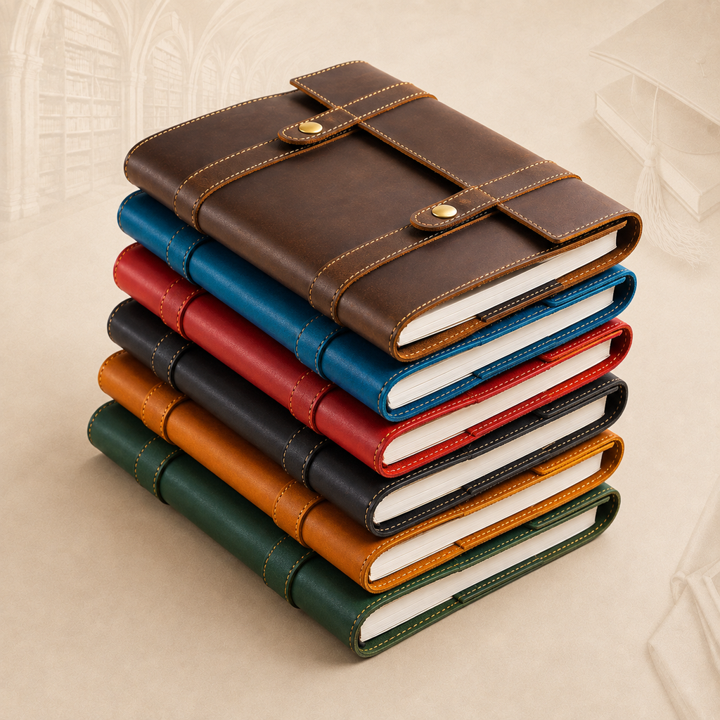 Personalised A5 Crazy Horse Leather Journal