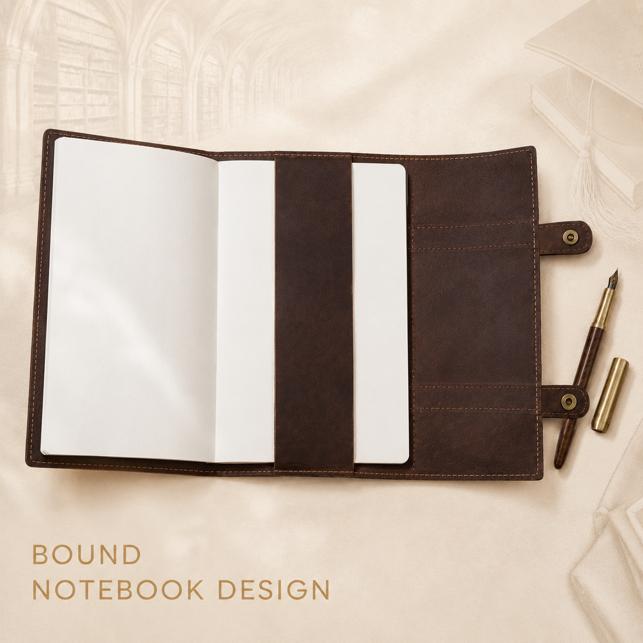 Personalised A5 Crazy Horse Leather Journal