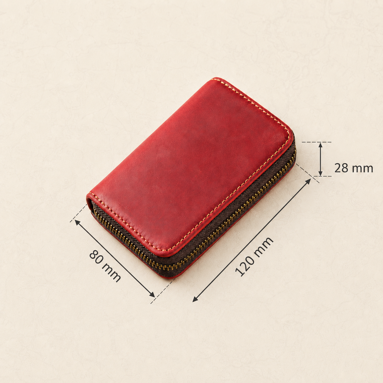 Personalised Crazy Horse Leather Key Pouch