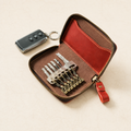 Personalised Crazy Horse Leather Key Pouch