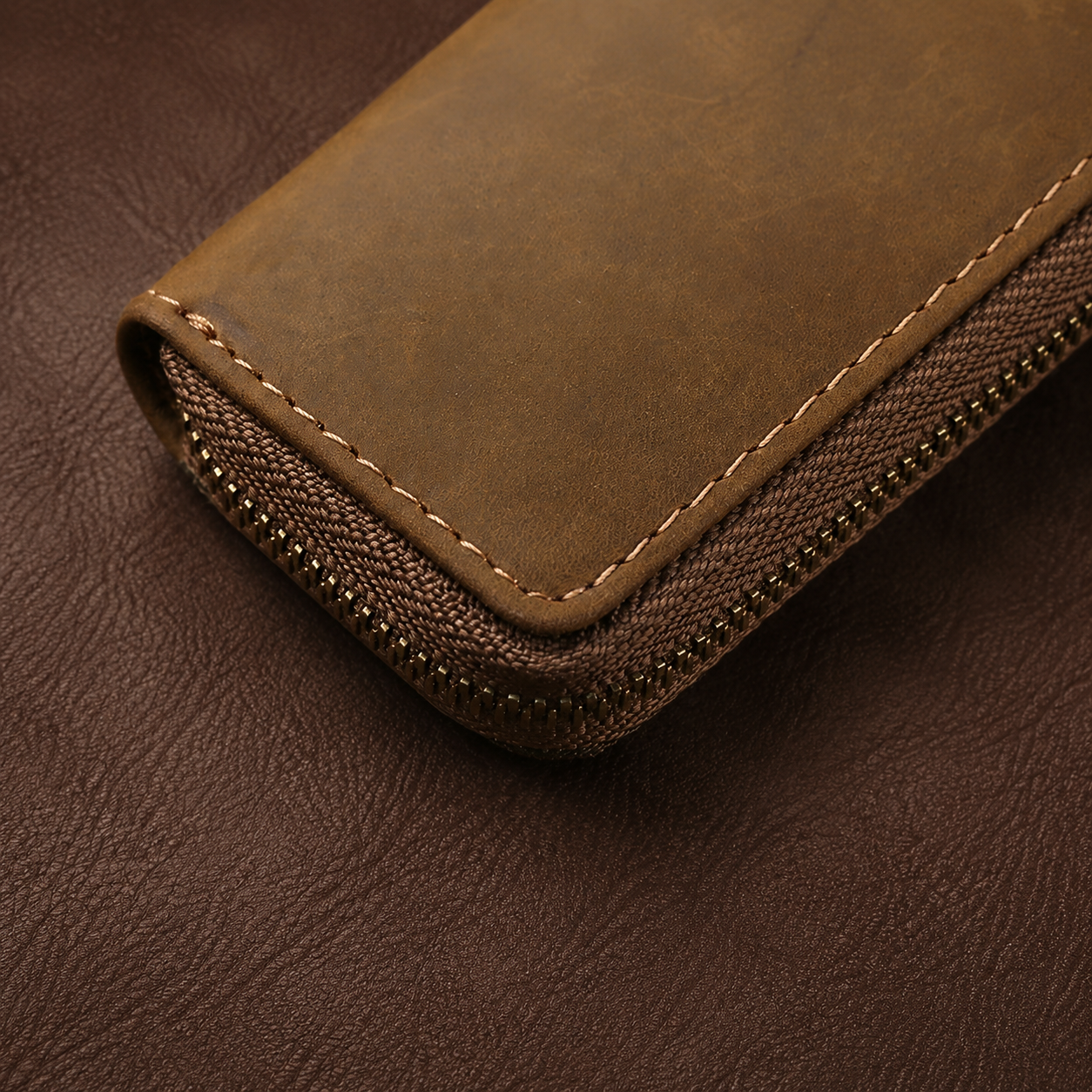 Personalised Compact Leather Car Key Pouch