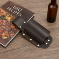 Personalised Crazy Horse Leather Bottle Holder